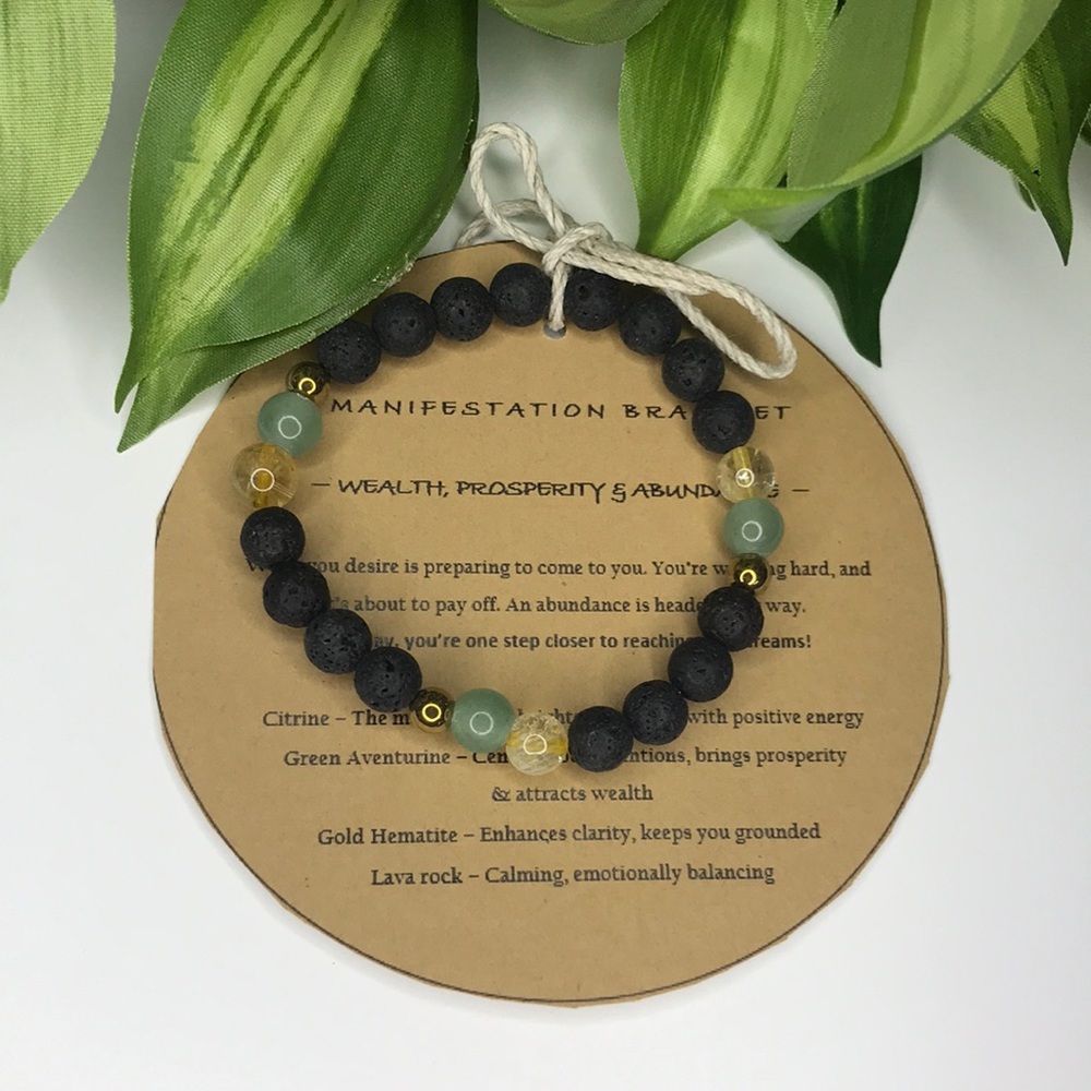 Wealth & Prosperity Crystal/Gemstone Bracelet